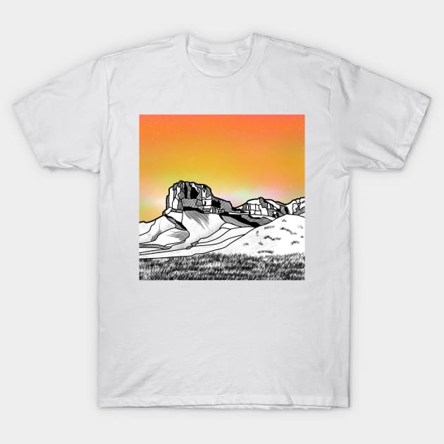 Guadalupe Mountains T-Shirt by mailboxdisco